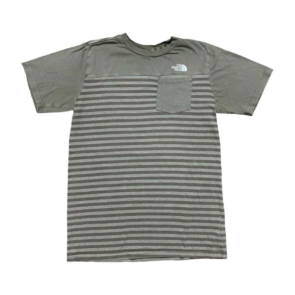 The North Face Boys Striped Pocket Tshirt Size XL